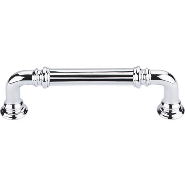 Top Knobs - Reeded Pull 3 3/4 Inch (c-c) Polished Chrome - Polished Chrome
