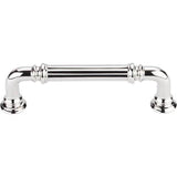 Top Knobs - Reeded Pull 3 3/4 Inch (c-c) Polished Nickel - Polished Nickel
