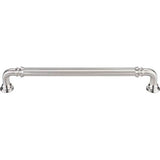 Top Knobs - Reeded Pull 7 Inch (c-c) Brushed Satin Nickel - Brushed Satin Nickel