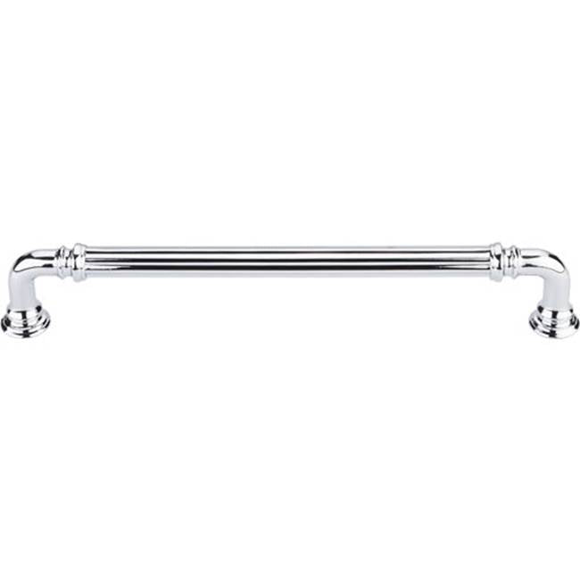 Top Knobs - Reeded Pull 7 Inch (c-c) Polished Chrome - Polished Chrome