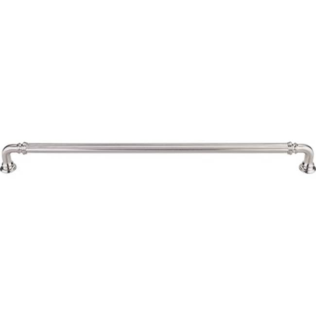 Top Knobs - Reeded Pull 12 Inch (c-c) Brushed Satin Nickel - Brushed Satin Nickel