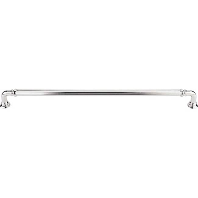 Top Knobs - Reeded Pull 12 Inch (c-c) Polished Nickel - Polished Nickel