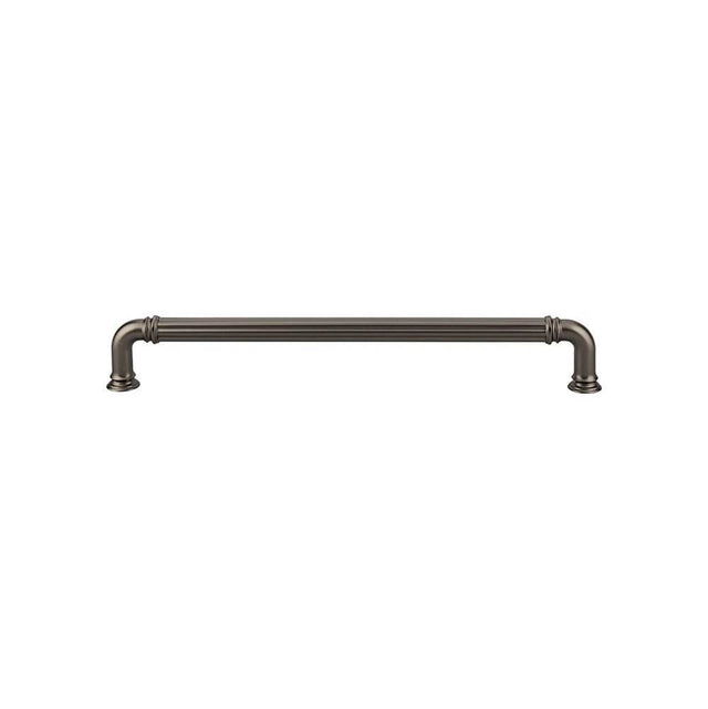 Top Knobs - Reeded Appliance Pull 12 Inch (c-c) Ash Gray - Ash Gray