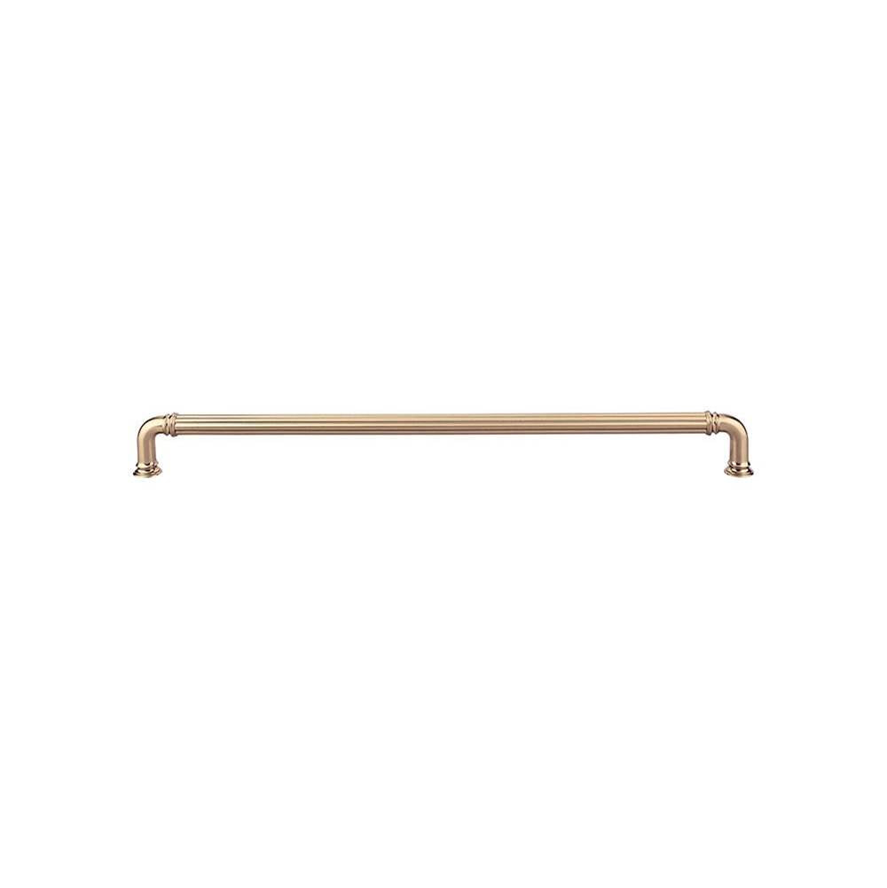 Top Knobs - Reeded Appliance Pull 18 Inch (c-c) Honey Bronze - Honey Bronze
