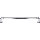 Top Knobs - Reeded Appliance Pull 18 Inch (c-c) Polished Chrome - Polished Chrome