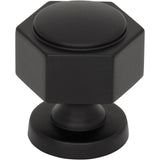 Top Knobs - Stanmore Knob 1 1/4 Inch Flat Black - Flat Black