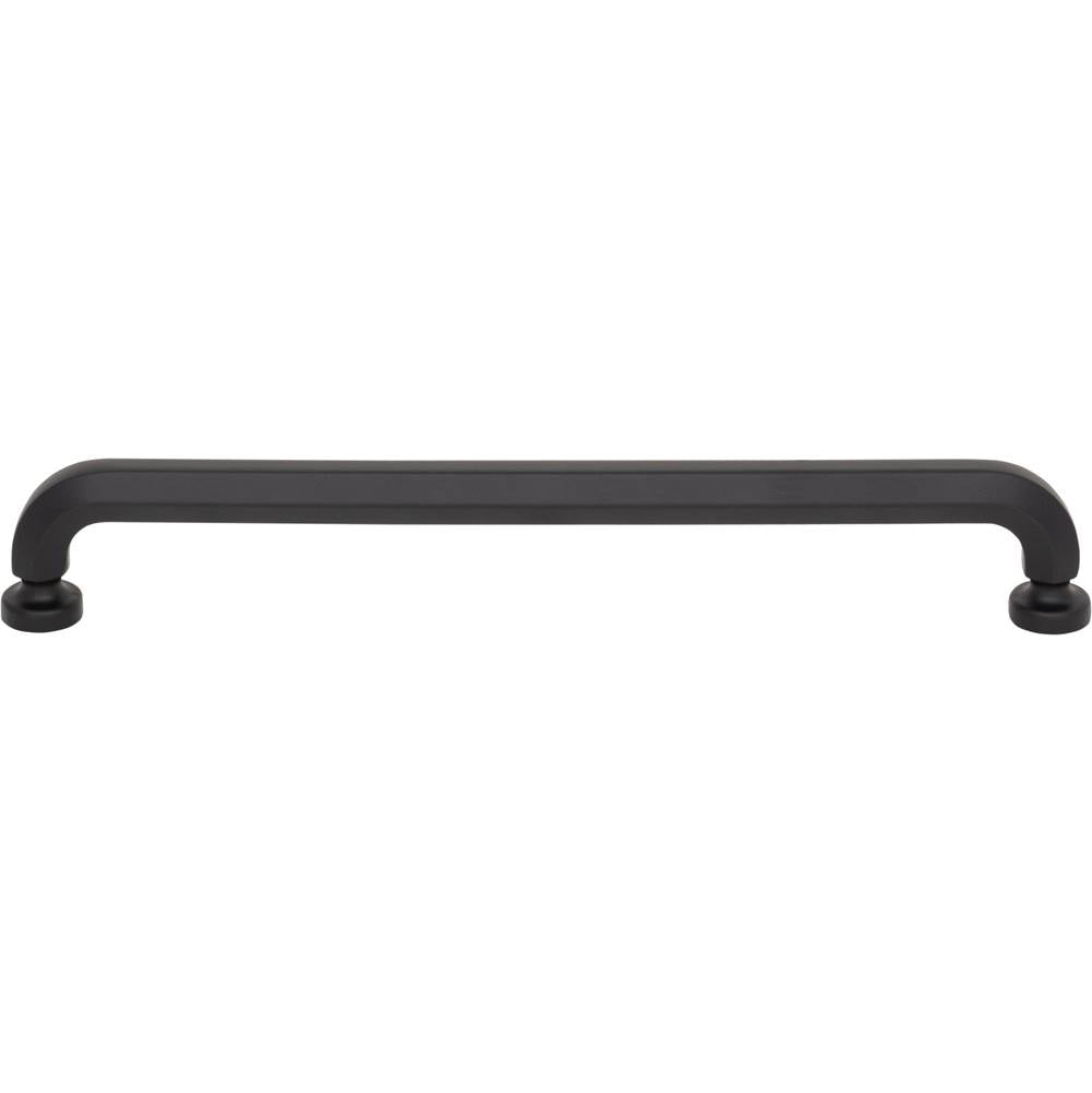Top Knobs - Stanmore Pull 7 9/16 Inch (c-c) Flat Black - Flat Black