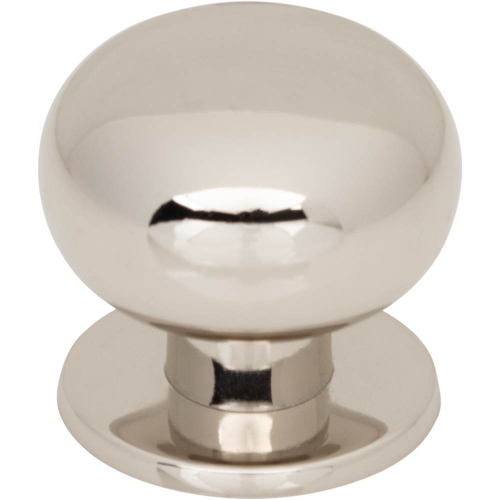 Top Knobs - Lambert Knob 1 1/4 Inch Polished Nickel - Polished Nickel