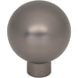 Top Knobs - Brockwell Knob 1 1/8 Inch Ash Gray - Ash Gray