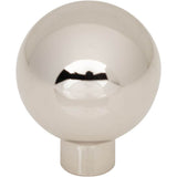 Top Knobs - Brockwell Knob 1 1/8 Inch Polished Nickel - Polished Nickel