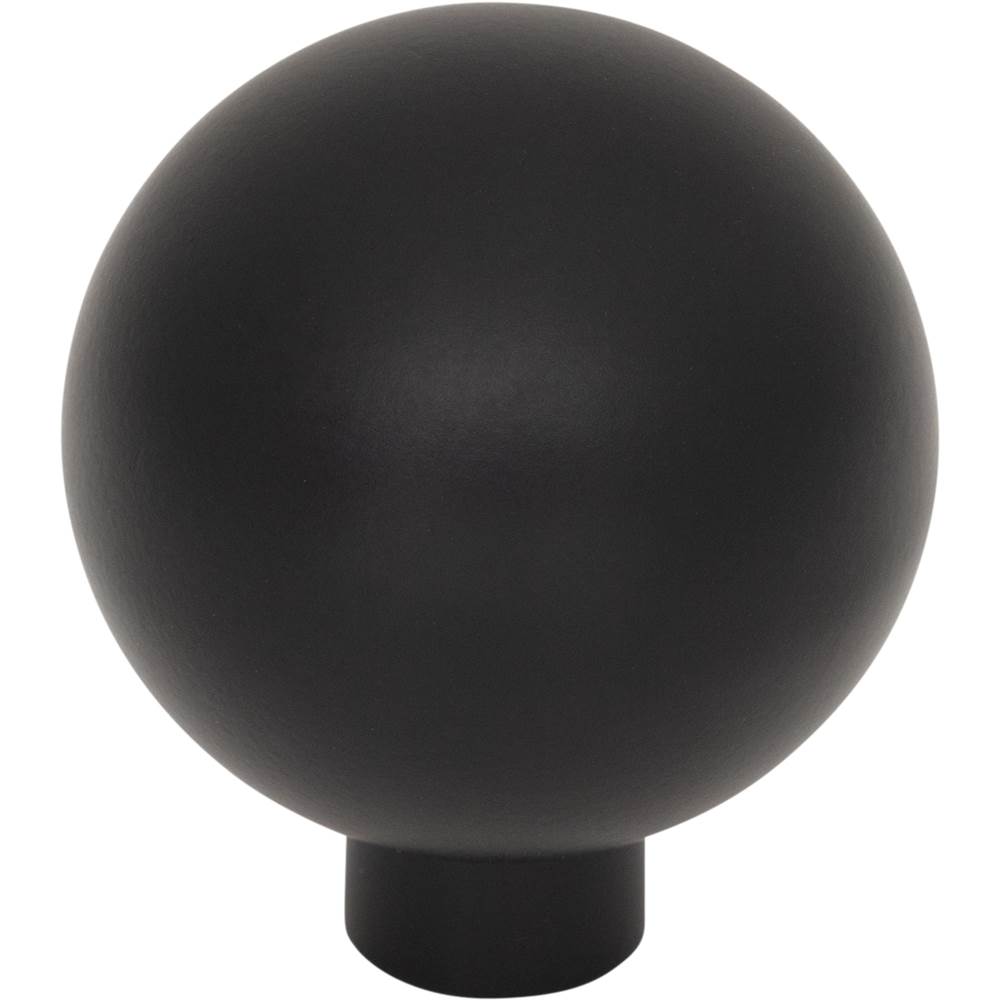 Top Knobs - Brockwell Knob 1 1/4 Inch Flat Black - Flat Black