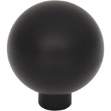 Top Knobs - Brockwell Knob 1 1/4 Inch Flat Black - Flat Black