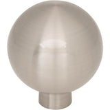 Top Knobs - Brockwell Knob 1 1/4 Inch Brushed Satin Nickel - Brushed Satin Nickel