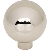 Top Knobs - Brockwell Knob 1 1/4 Inch Polished Nickel - Polished Nickel