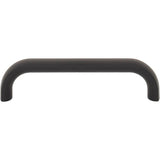 Top Knobs - Brockwell Pull 3 3/4 Inch (c-c) Flat Black - Flat Black