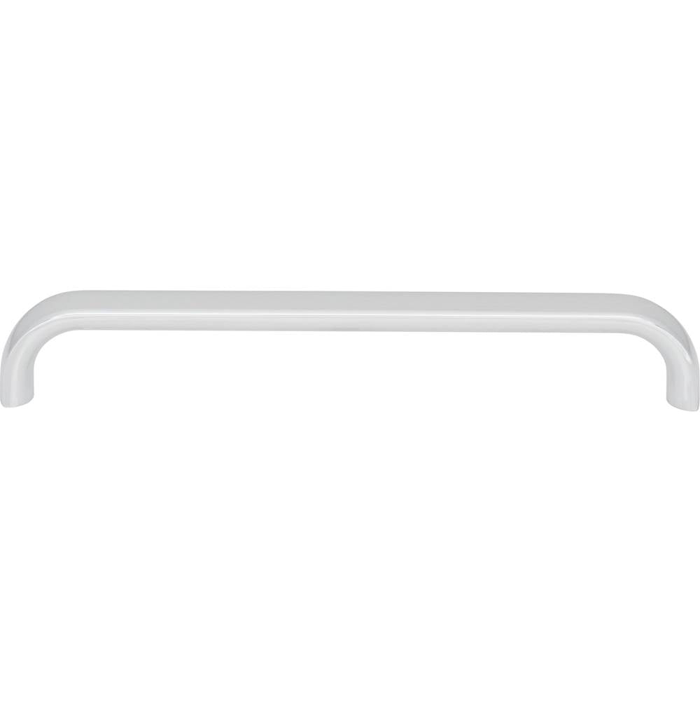 Top Knobs - Brockwell Pull 6  5/16 Inch (c-c) Polished Chrome - Polished Chrome