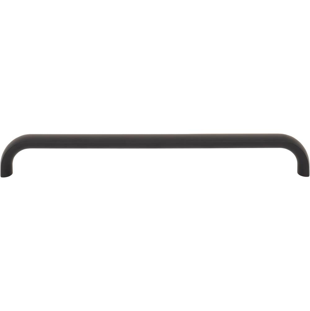 Top Knobs - Brockwell Pull 7 9/16 Inch (c-c) Flat Black - Flat Black