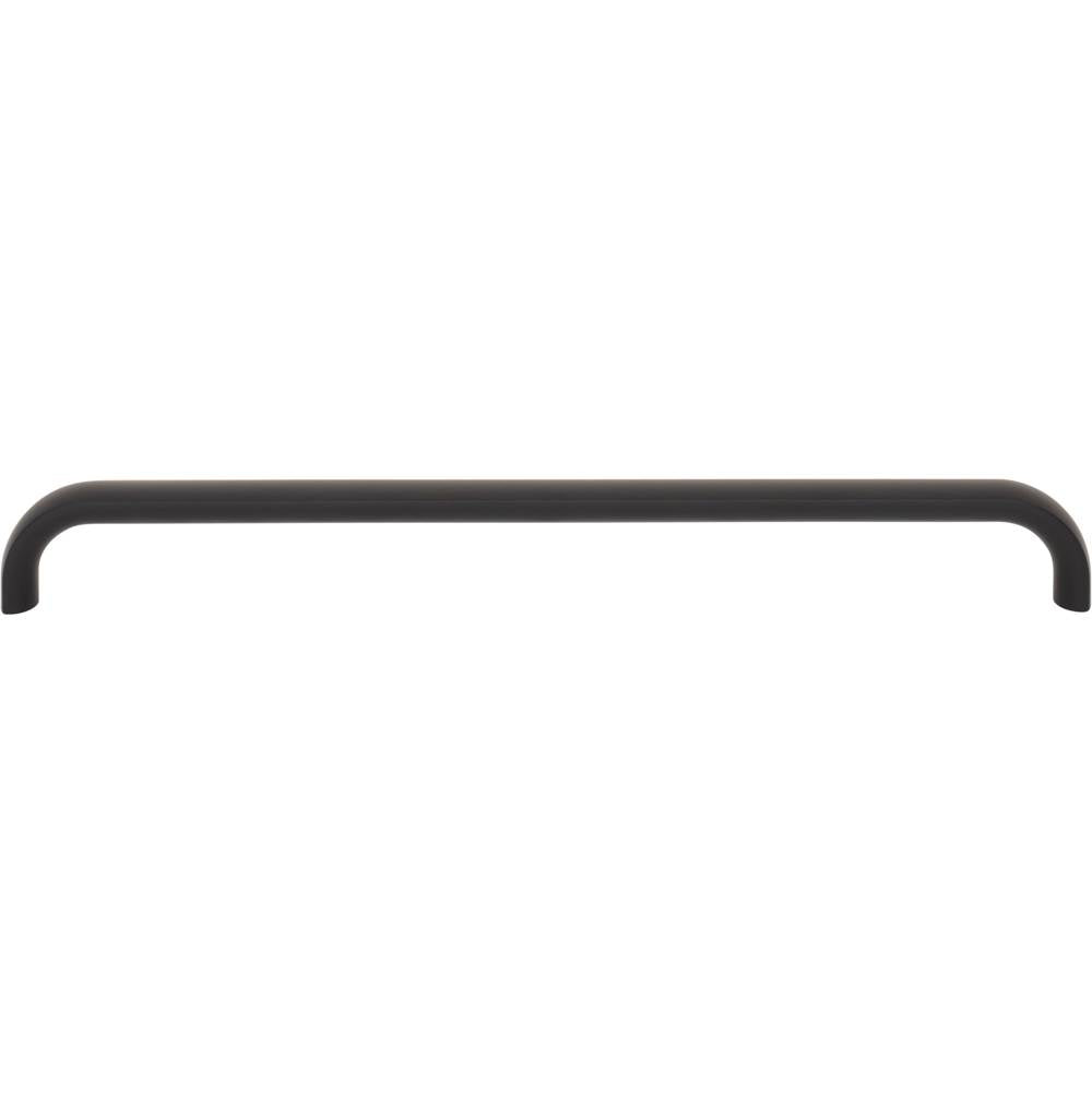Top Knobs - Brockwell Pull 8 13/16 Inch (c-c) Flat Black - Flat Black