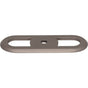 Top Knobs - Brockwell Backplate 2 3/4 Inch Ash Gray - Ash Gray