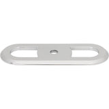 Top Knobs - Brockwell Backplate 2 3/4 Inch Polished Chrome - Polished Chrome