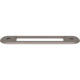 Top Knobs - Brockwell Backplate 3 3/4 Inch (c-c) Ash Gray - Ash Gray