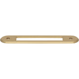 Top Knobs - Brockwell Backplate 3 3/4 Inch (c-c) Honey Bronze - Honey Bronze