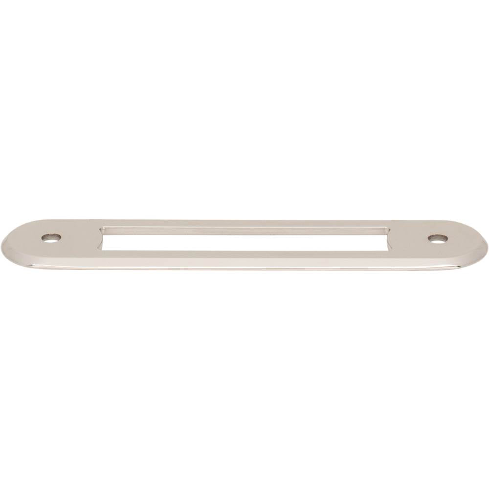 Top Knobs - Brockwell Backplate 3 3/4 Inch (c-c) Polished Nickel - Polished Nickel