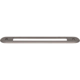 Top Knobs - Brockwell Backplate 5 1/16 Inch (c-c) Ash Gray - Ash Gray