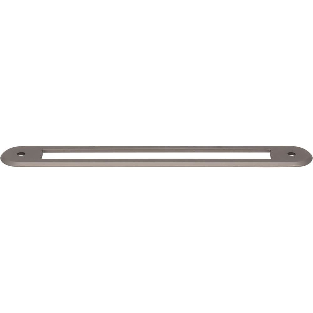 Top Knobs - Brockwell Backplate 6  5/16 Inch (c-c) Ash Gray - Ash Gray