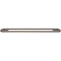 Top Knobs - Brockwell Backplate 6  5/16 Inch (c-c) Ash Gray - Ash Gray
