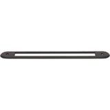 Top Knobs - Brockwell Backplate 6  5/16 Inch (c-c) Flat Black - Flat Black