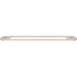Top Knobs - Brockwell Backplate 6  5/16 Inch (c-c) Brushed Satin Nickel - Brushed Satin Nickel
