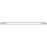 Top Knobs - Brockwell Backplate 6  5/16 Inch (c-c) Polished Chrome - Polished Chrome