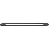 Top Knobs - Brockwell Backplate 7 9/16 Inch (c-c) Flat Black - Flat Black