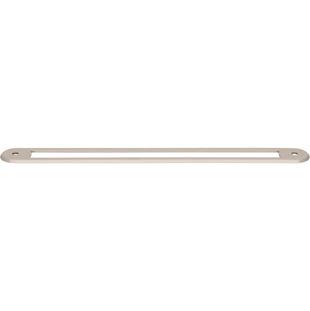 Top Knobs - Brockwell Backplate 8 13/16 Inch (c-c) Brushed Satin Nickel - Brushed Satin Nickel