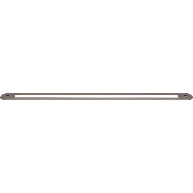 Top Knobs - Brockwell Backplate 12 Inch (c-c) Ash Gray - Ash Gray
