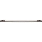 Top Knobs - Brockwell Appliance Backplate 12 Inch (c-c) Ash Gray - Ash Gray