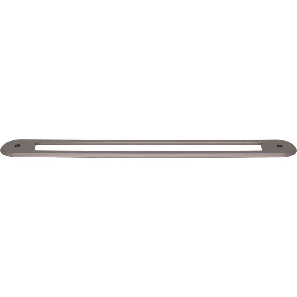 Top Knobs - Brockwell Appliance Backplate 18 Inch (c-c) Ash Gray - Ash Gray