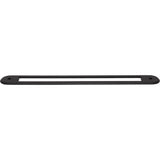 Top Knobs - Brockwell Appliance Backplate 18 Inch (c-c) Flat Black - Flat Black
