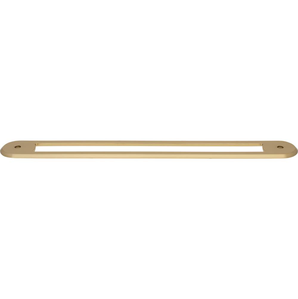 Top Knobs - Brockwell Appliance Backplate 18 Inch (c-c) Honey Bronze - Honey Bronze