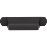 Top Knobs - Cressing Cup Pull 2 3/4 Inch (c-c) Flat Black - Flat Black