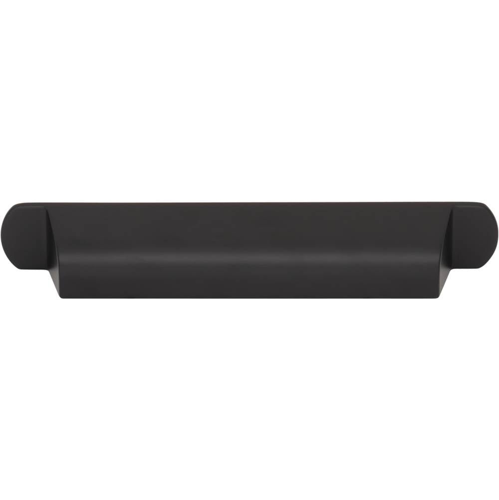 Top Knobs - Cressing Cup Pull 5 1/16 Inch (c-c) Flat Black - Flat Black
