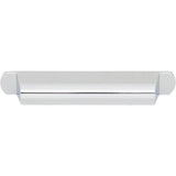 Top Knobs - Cressing Cup Pull 5 1/16 Inch (c-c) Polished Chrome - Polished Chrome