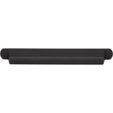 Top Knobs - Cressing Cup Pull 7 9/16 Inch (c-c) Flat Black - Flat Black