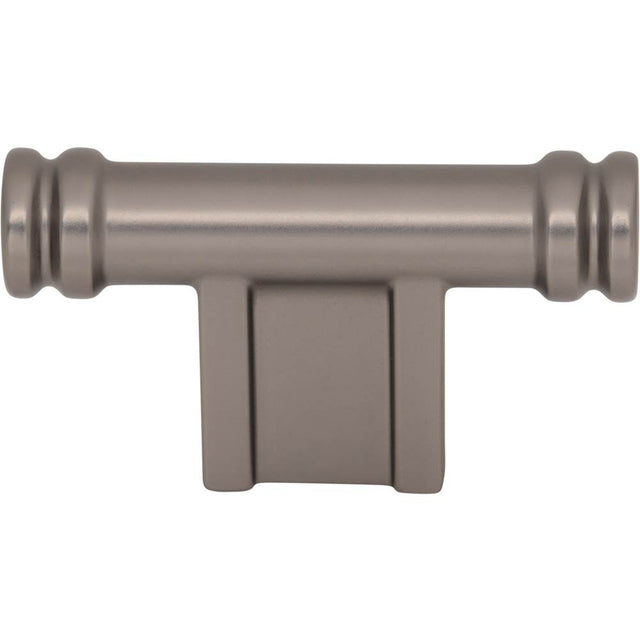 Top Knobs - Newburn T-Knob 2 1/4 Inch Ash Gray - Ash Gray