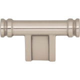 Top Knobs - Newburn T-Knob 2 1/4 Inch Brushed Satin Nickel - Brushed Satin Nickel