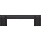 Top Knobs - Newburn Pull 3 3/4 Inch (c-c) Flat Black - Flat Black