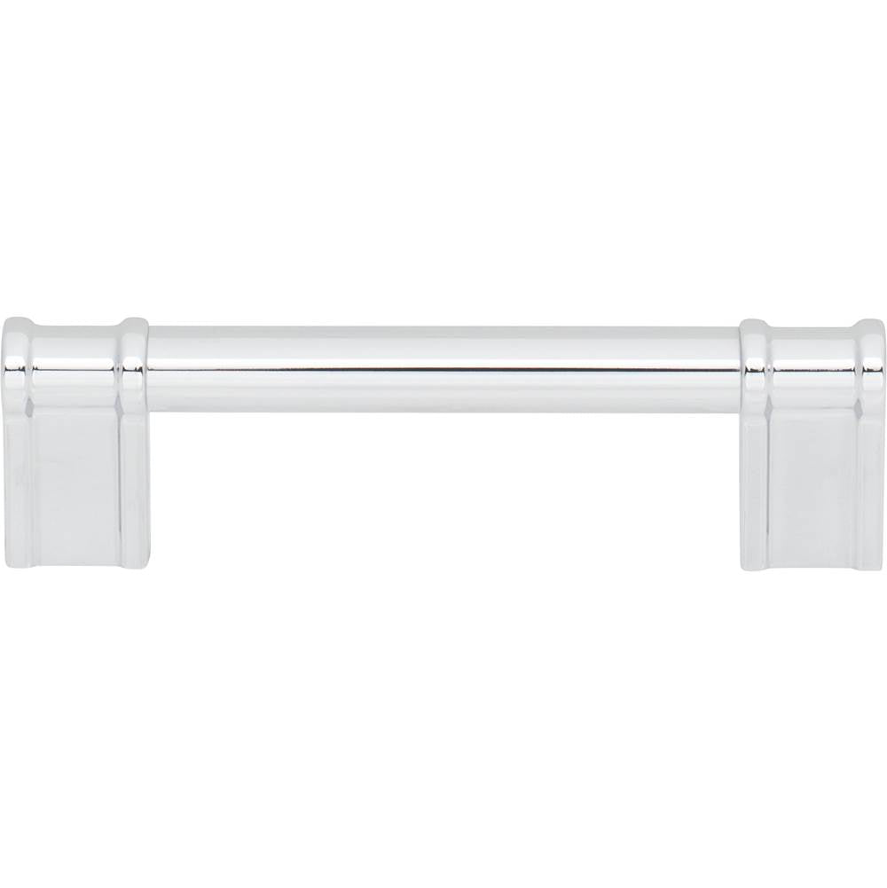 Top Knobs - Newburn Pull 3 3/4 Inch (c-c) Polished Chrome - Polished Chrome