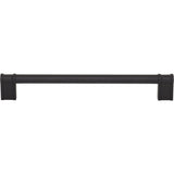 Top Knobs - Newburn Pull 7 9/16 Inch (c-c) Flat Black - Flat Black