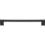 Top Knobs - Newburn Pull 8 13/16 Inch (c-c) Flat Black - Flat Black